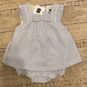 NWT Janie and jack seersucker bubble